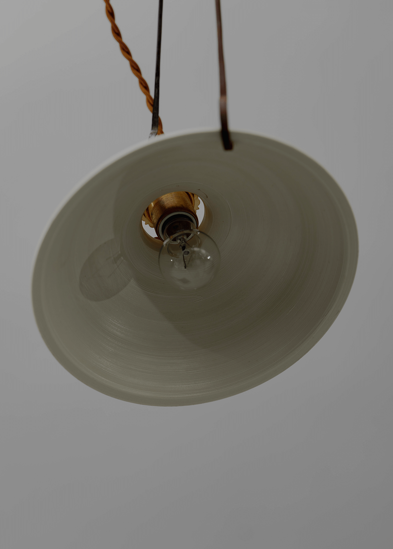 自在鉤白磁シェード一式 shade-b with adj. lighting hook