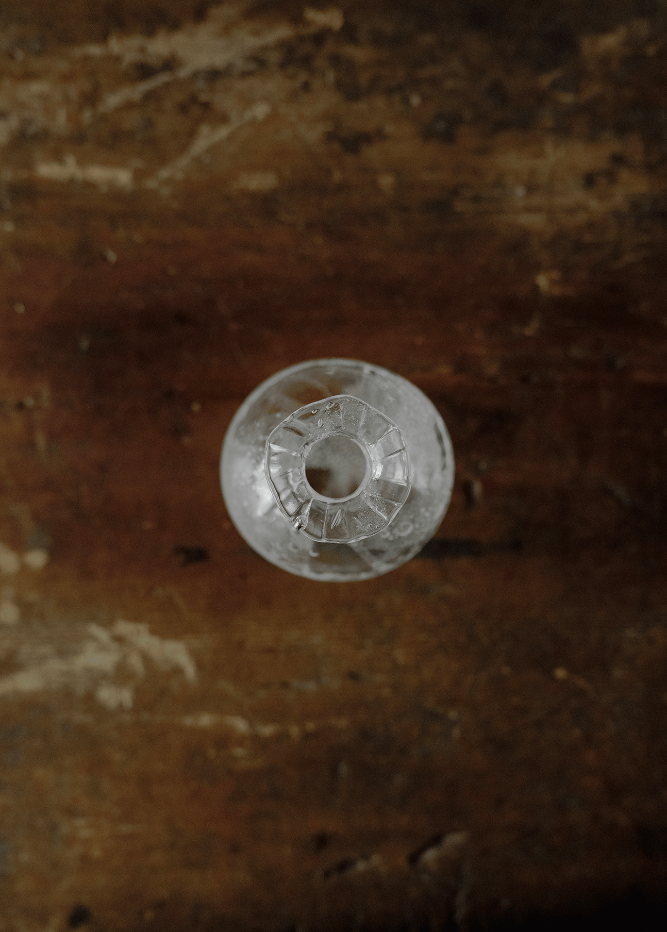 Shaped sake bottle