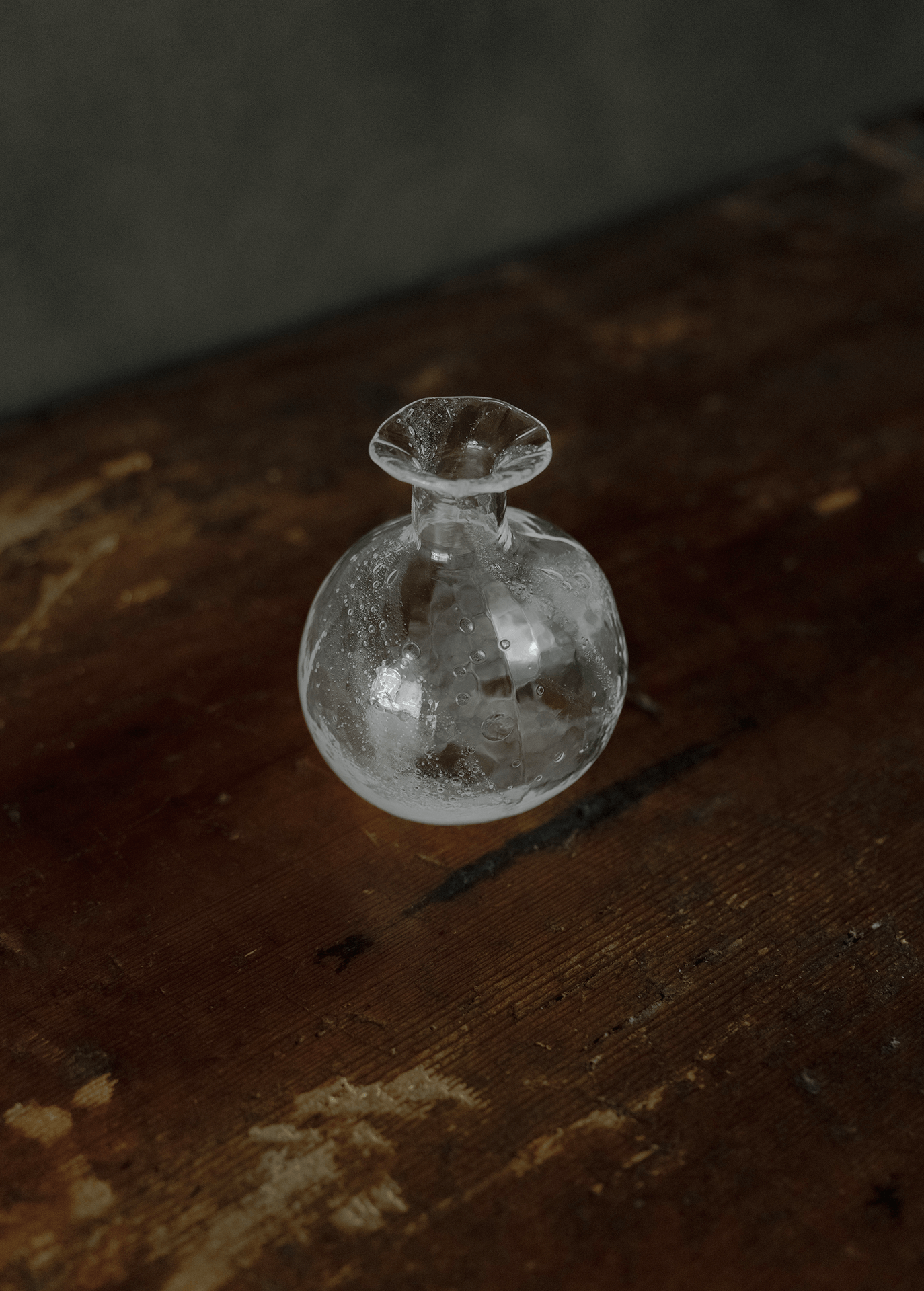 Shaped sake bottle