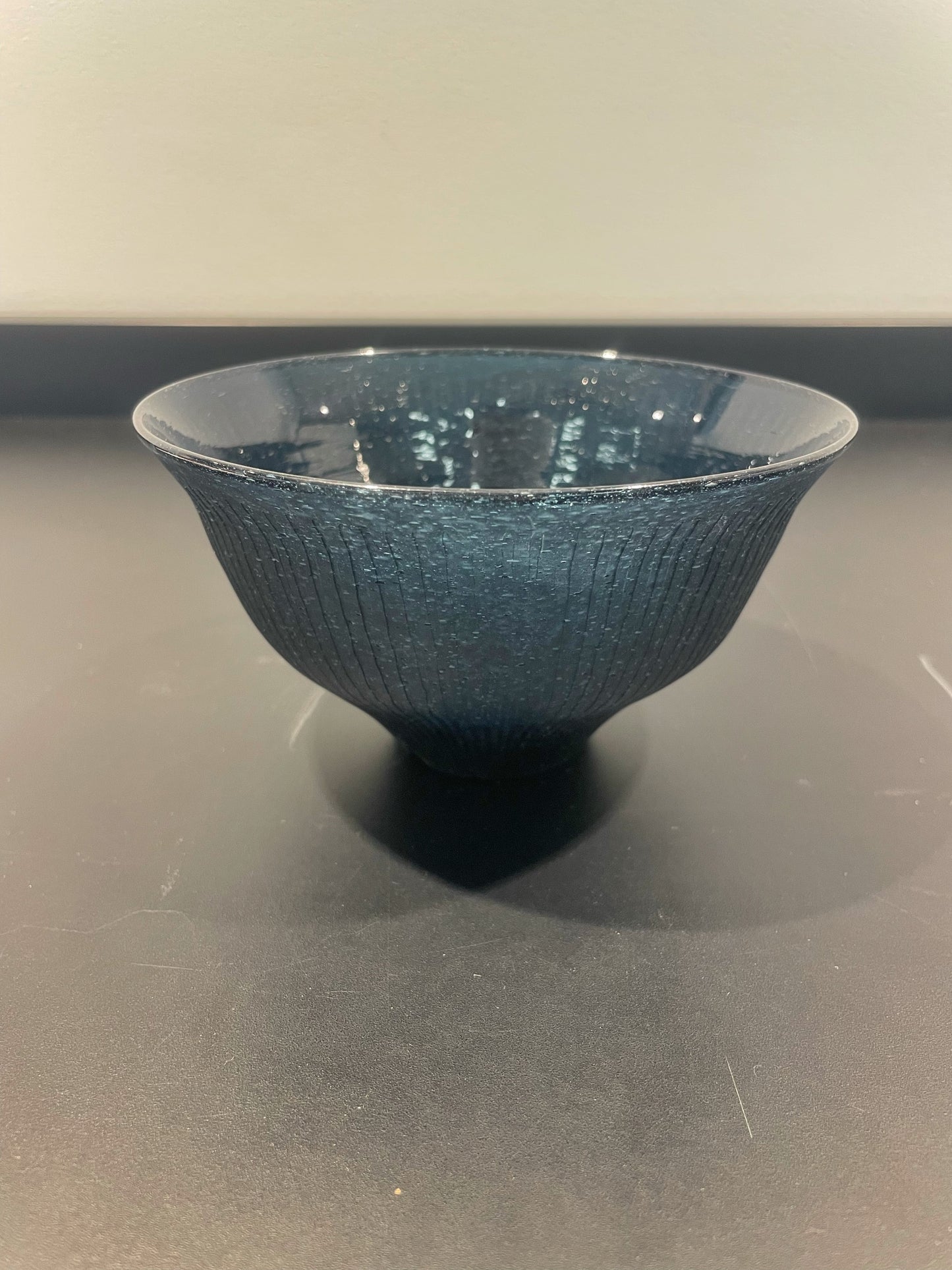 H36 ホウ珪酸 茶碗 線刻 スモーク