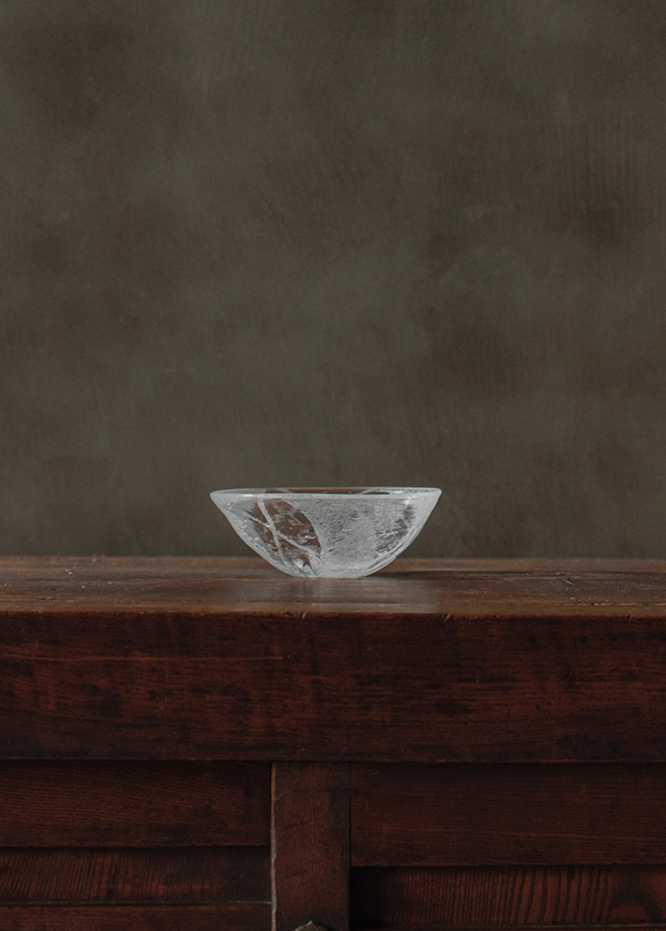 Seikosha Glass Studio Triangular Mole Pot, Awa