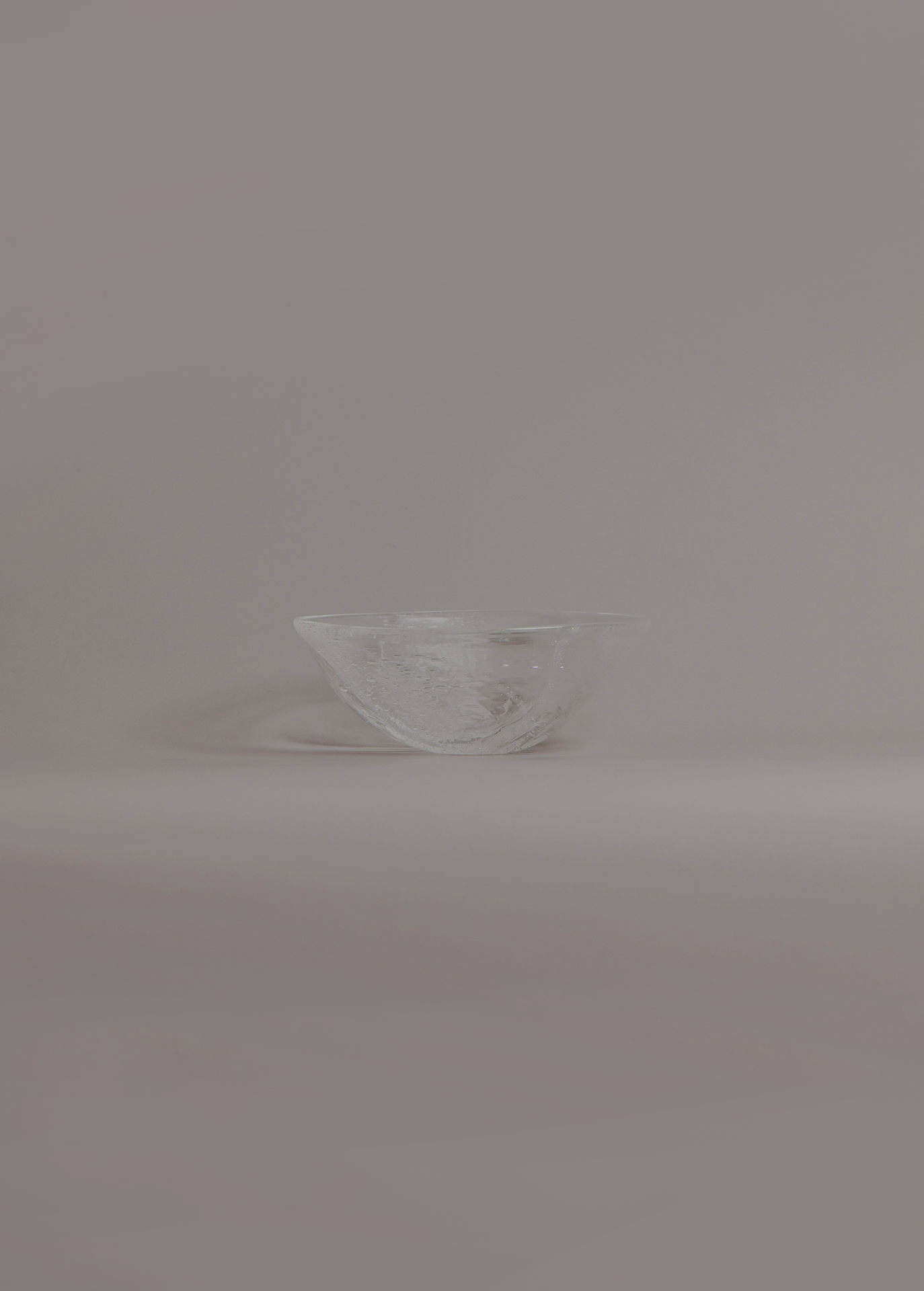 Seikosha Glass Studio Triangular Mole Pot, Awa
