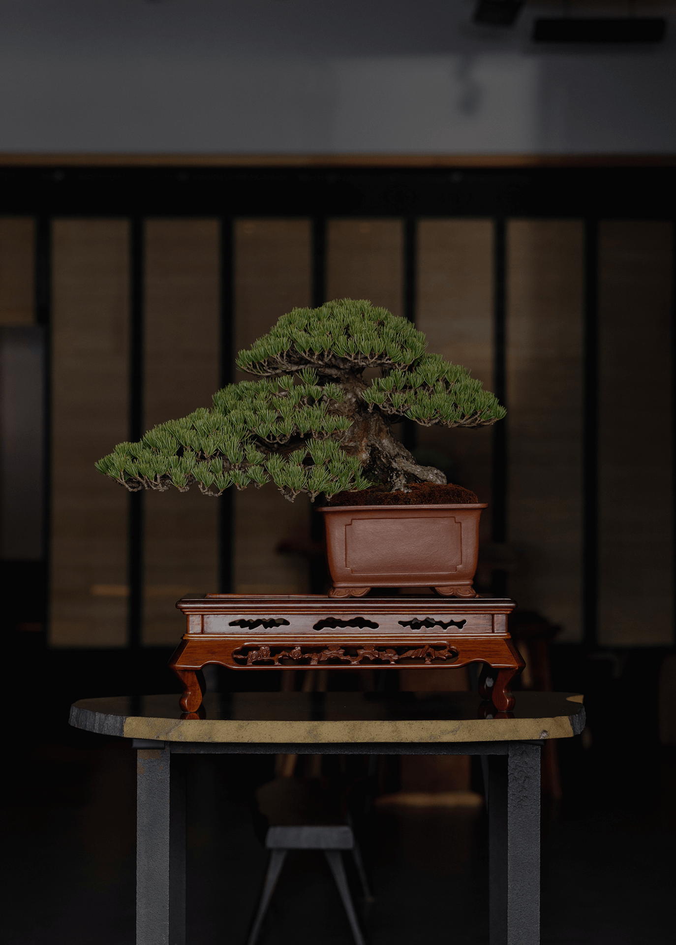 吉祥彫花台