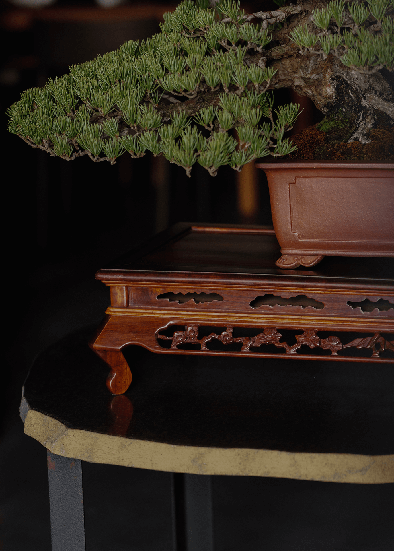 吉祥彫花台