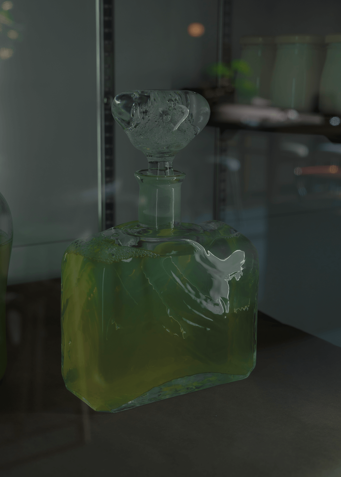 Square Molded Bottle