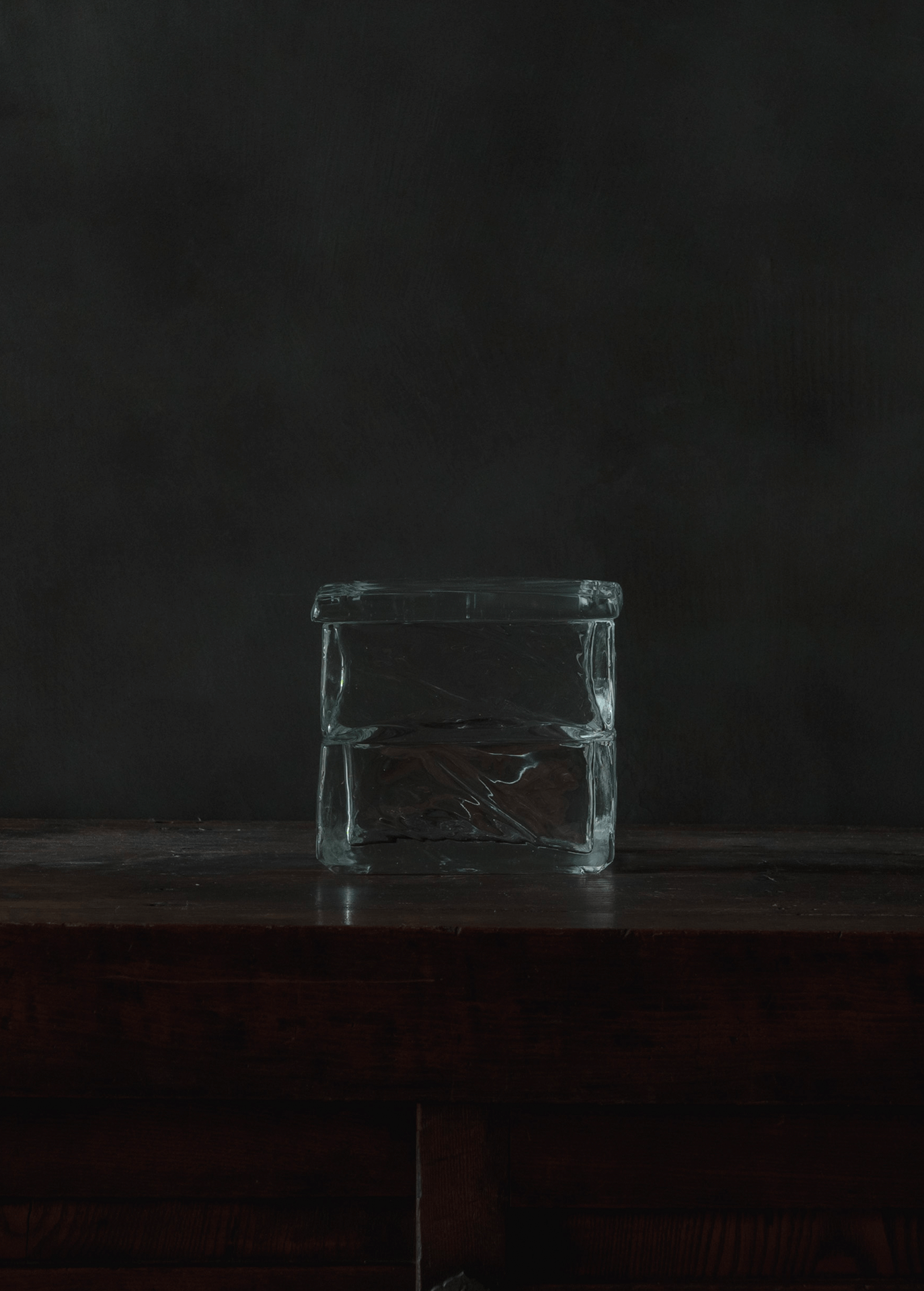 Stacked box (square) clear 150 square