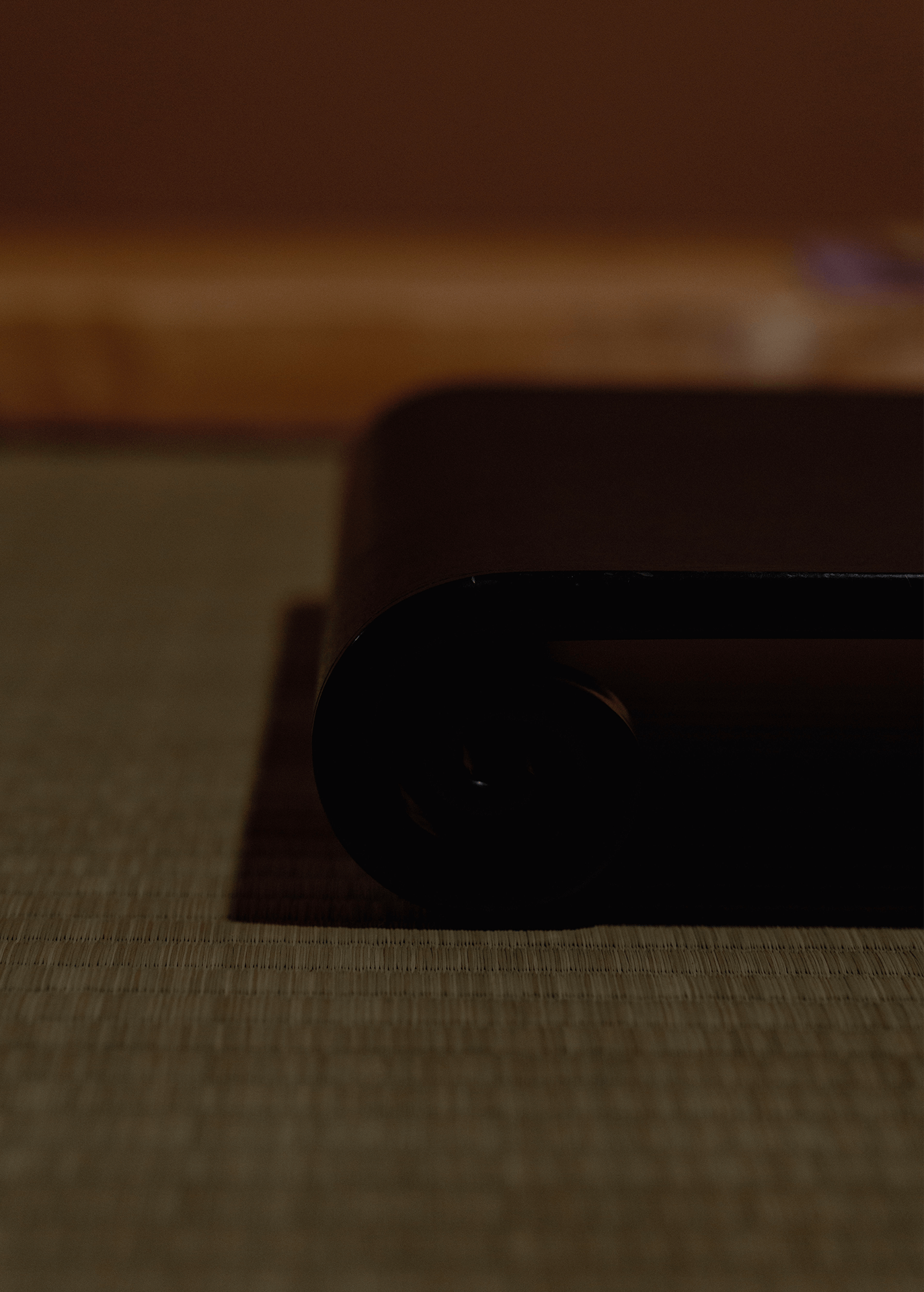 Black painted flower stand