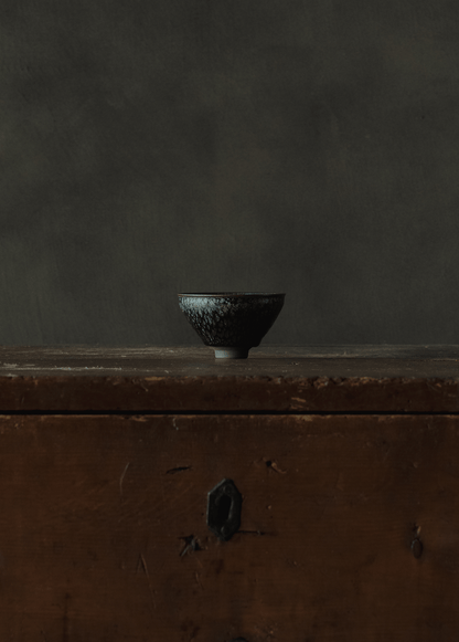 Ice and fire Tenmoku soup bowl