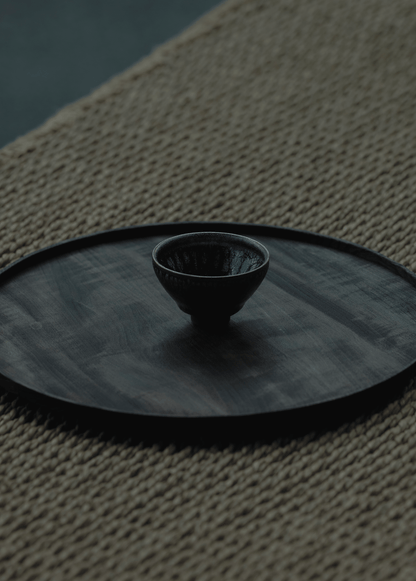 Ice Flame Tenmoku Sake Cup