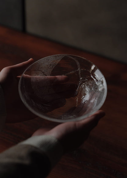 Seikosha Glass Studio Triangular Mole Pot, Awa