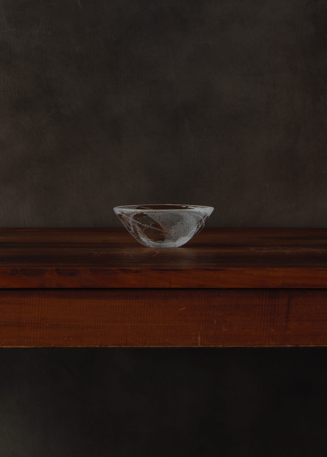Seikosha Glass Studio Triangular Mole Pot, Awa