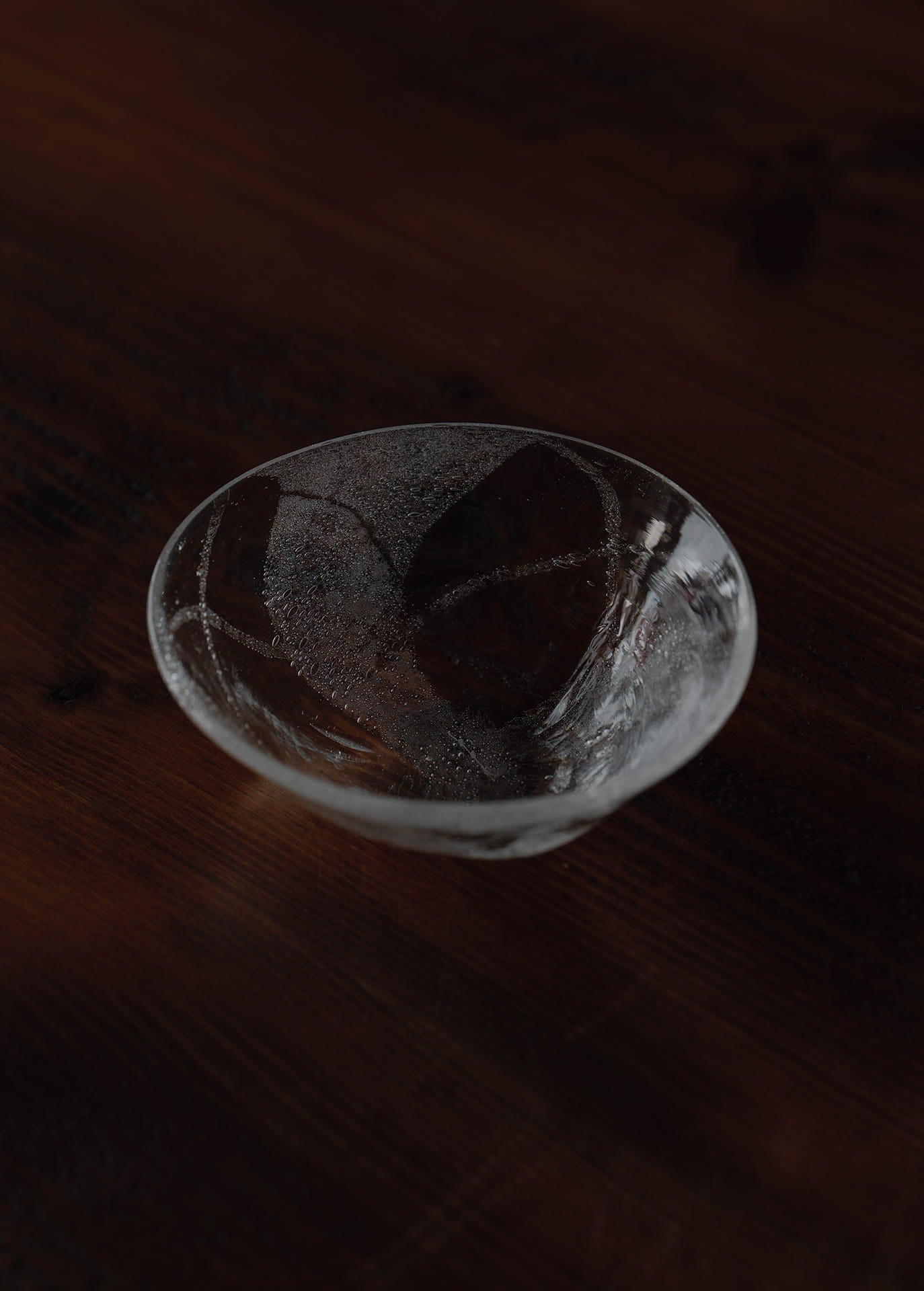 Seikosha Glass Studio Triangular Mole Pot, Awa