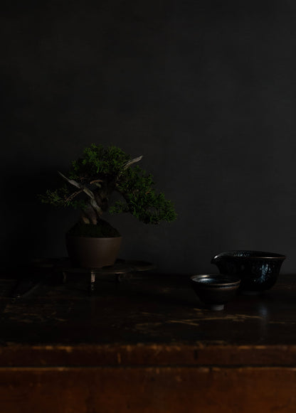 Brass Mokko-style Tripod Flower Stand
