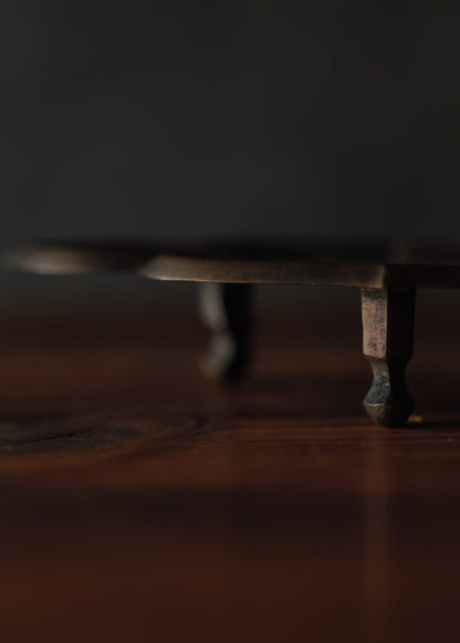 Brass Mokko-style Tripod Flower Stand