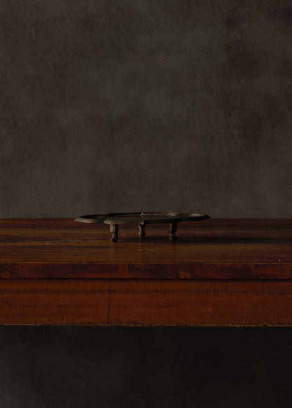 Brass Mokko-style Tripod Flower Stand