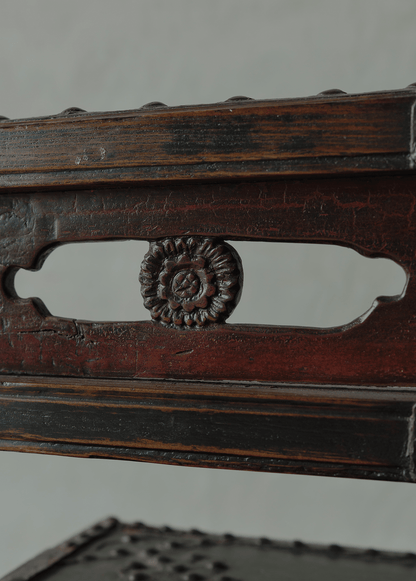 Iron decorative wooden box