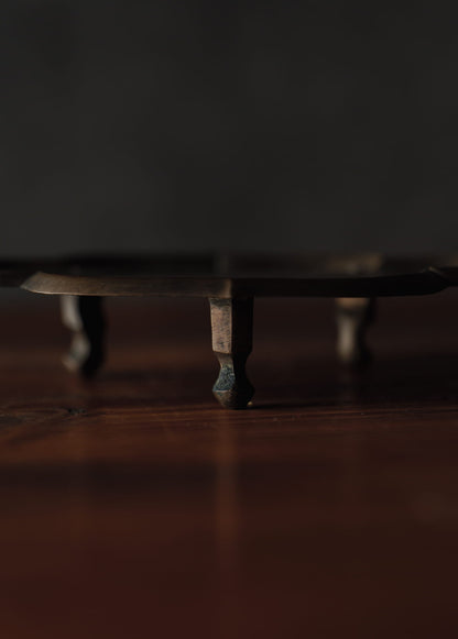 Brass Mokko-style Tripod Flower Stand